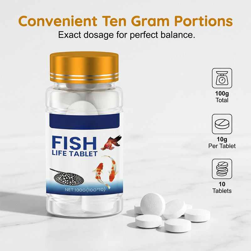 🥳2026 HOT SALE🥳💞50K+ SOLD!✨Aquarium Conditioning Salt Tablets