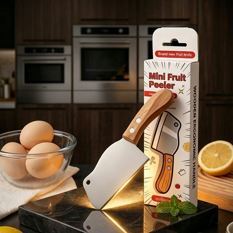 πͺπ Mini kitchen cleaver β sharp, rust-proof, easy grip, perfect for fruit!