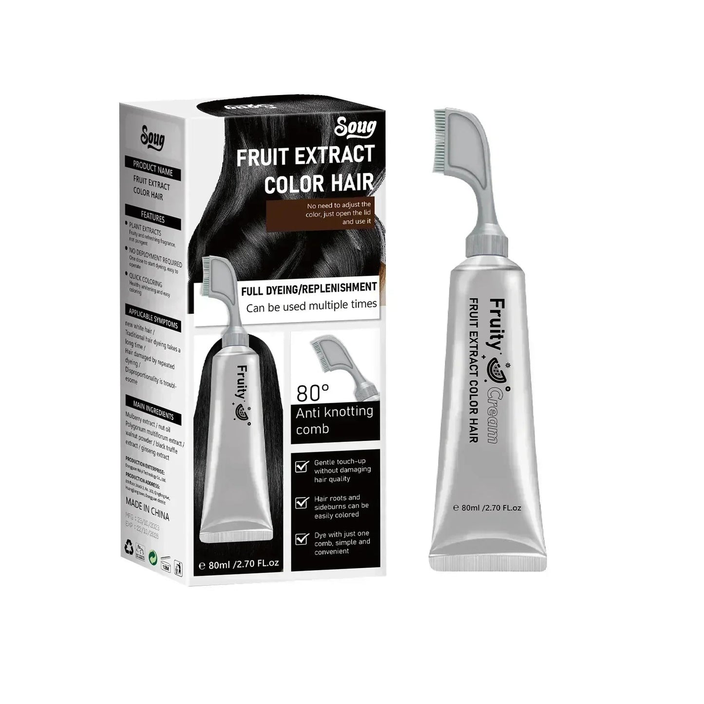 š„Fruit Essence Hair Dyeing Comb