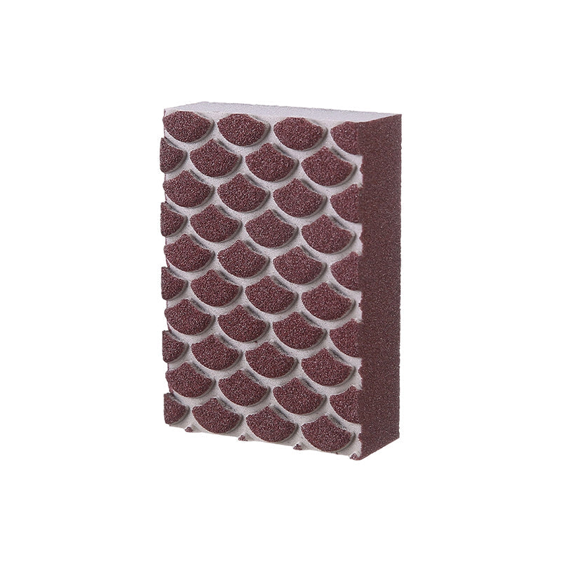 🧼Heavy-Duty Scouring Sponge with Fish-Scale Texture – Rust & Burnt-On Residue Remover for Pans, Sinks & Hobs✨