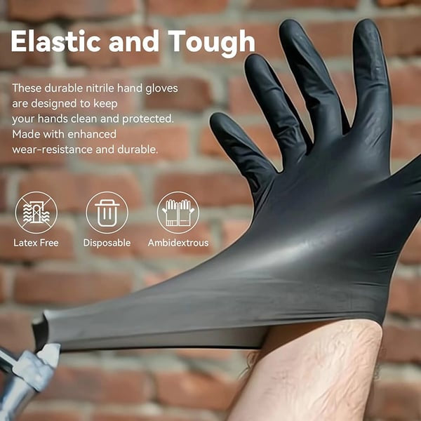 ⏰Disposable Nitrile Non-Slip Anti-Scratch Gloves