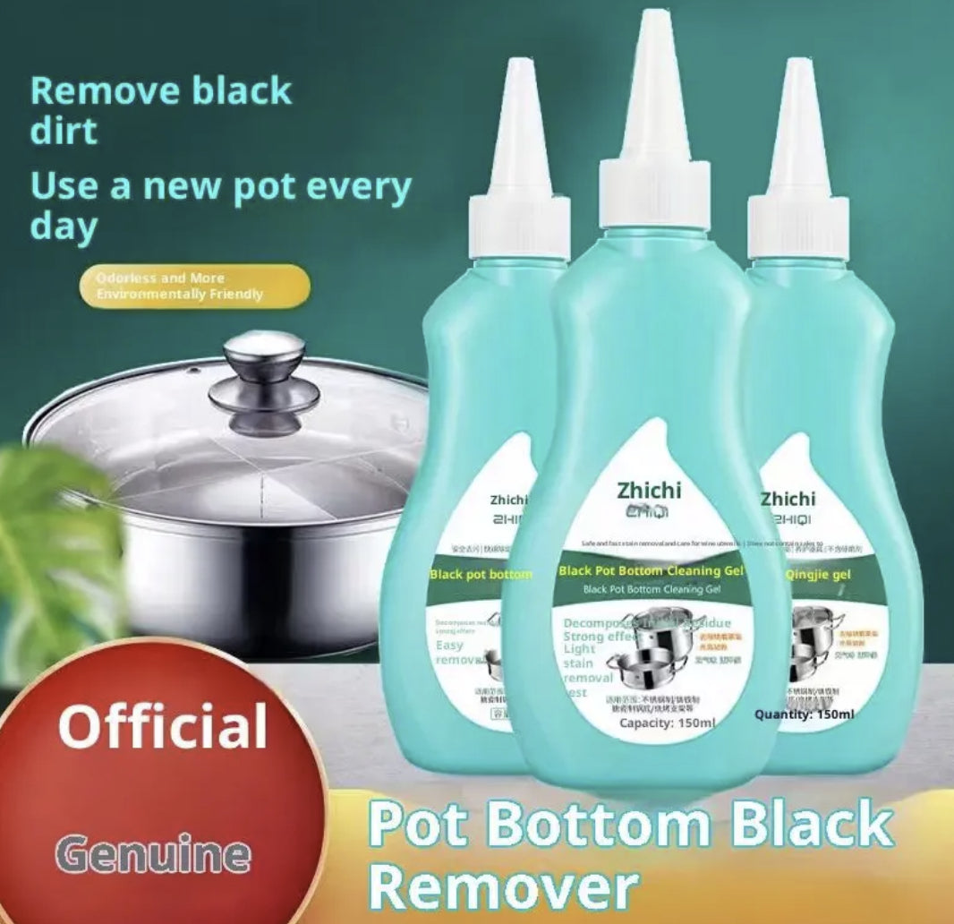 🥳2026 HOT SALE🥳💞50K+ SOLD!✨150ml Heavy Duty Non-Toxic Eco-Friendly Pot Cleaner Gel - Stain Removal for Pot Bottom, Stainless Steel, Cast Iron, Ceramic, Non-Stick Cookware