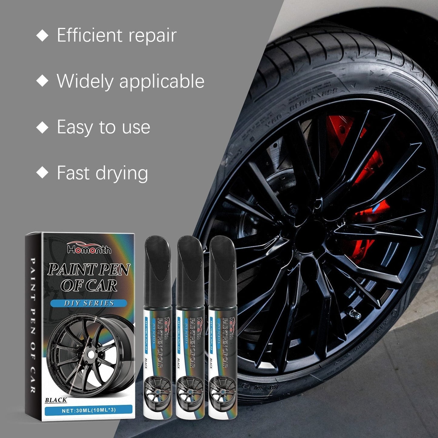 🥳2026 HOT SALE🥳💞50K+ SOLD!🛠️🚗 50% OFF! Magic Car Scratch Repair Pen – repairs rim scratches in minutes. Permanent, drip-free formula. Includes clear coat. ✨🔧