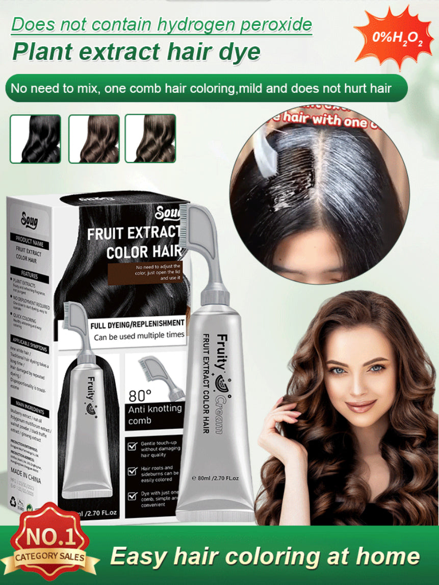 🔥Fruit Essence Hair Dyeing Comb