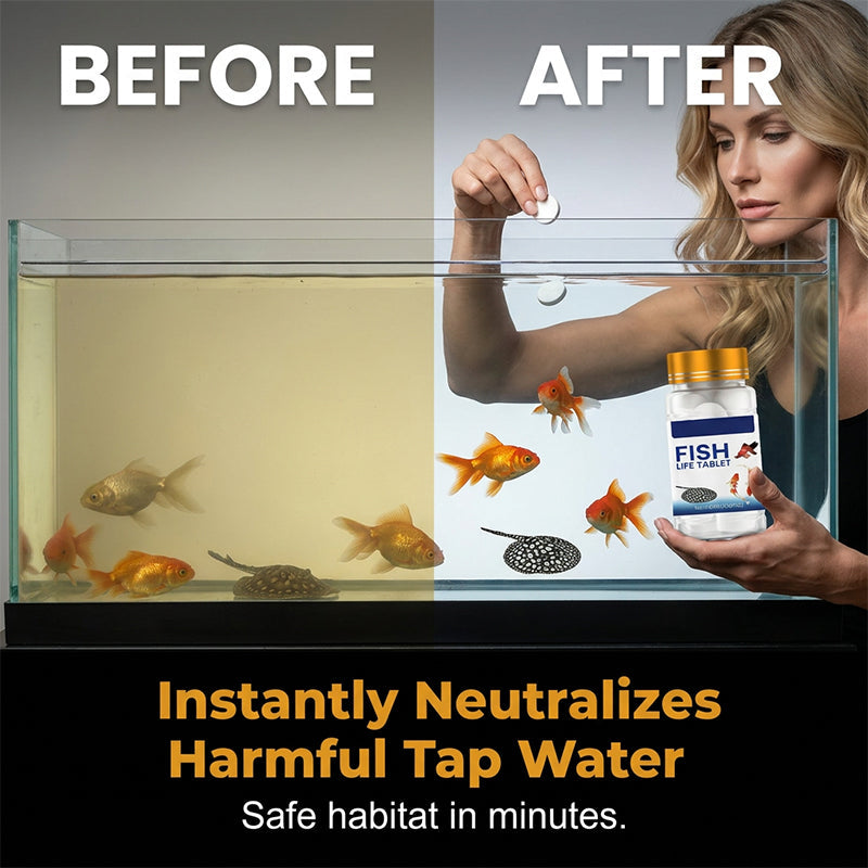 🥳2026 HOT SALE🥳💞50K+ SOLD!✨Aquarium Conditioning Salt Tablets