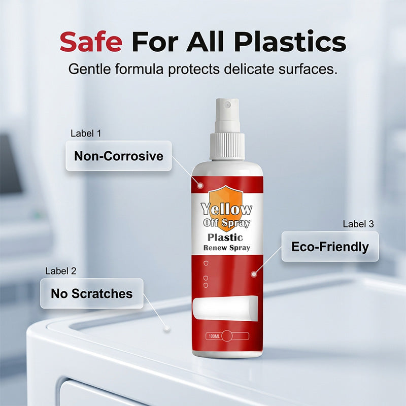 ✨ Turbo Whitening Plastic Restorer – Renew Erase Years of Yellowing In Minutes! ✨