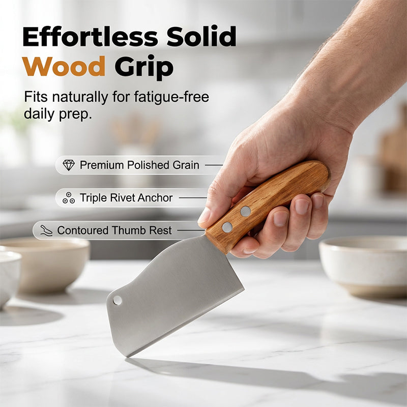 🔪🍎 Mini kitchen cleaver – sharp, rust-proof, easy grip, perfect for fruit!