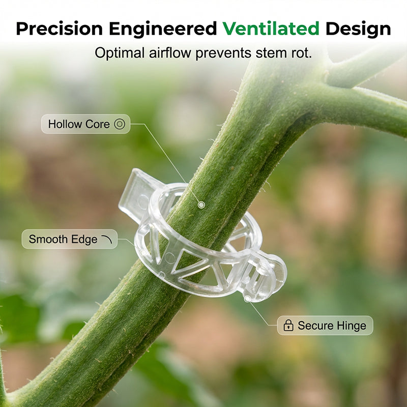 🧷 49% OFF NOW ! ⚡ 100 PCS Quick-Lock Plant Support Clips – Sturdy Support, Easy Install & Reusable Design 🌱