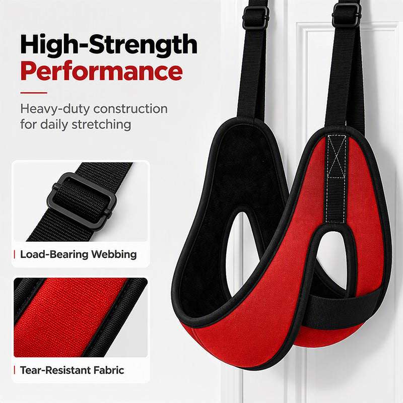 🚪🧘Over-the-Door Neck Stretching Sling | Adjustable for Daily Home Stretching