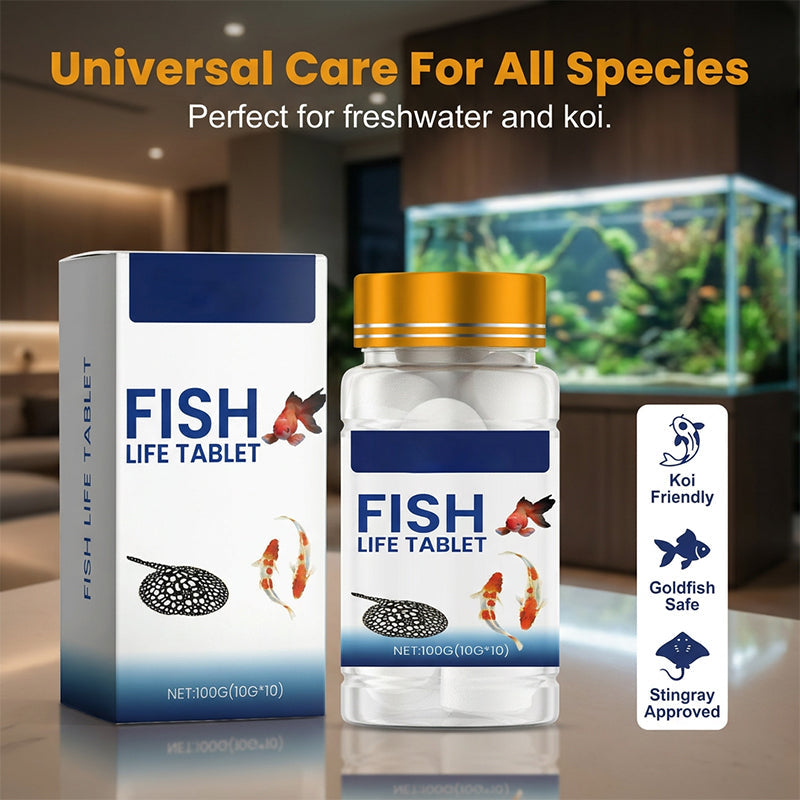 🥳2026 HOT SALE🥳💞50K+ SOLD!✨Aquarium Conditioning Salt Tablets
