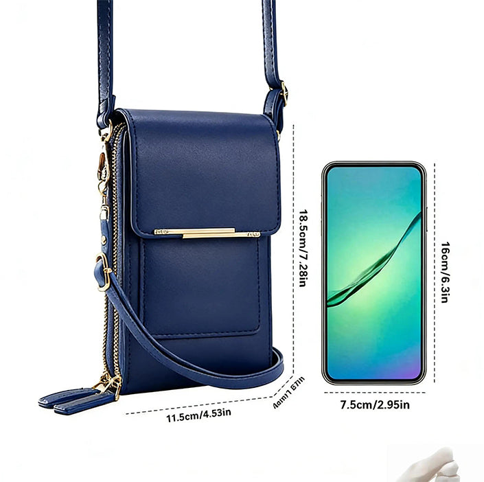 🏆Last Day Promotion!👜📱 Simple and elegant women's touchscreen crossbody phone wallet✨