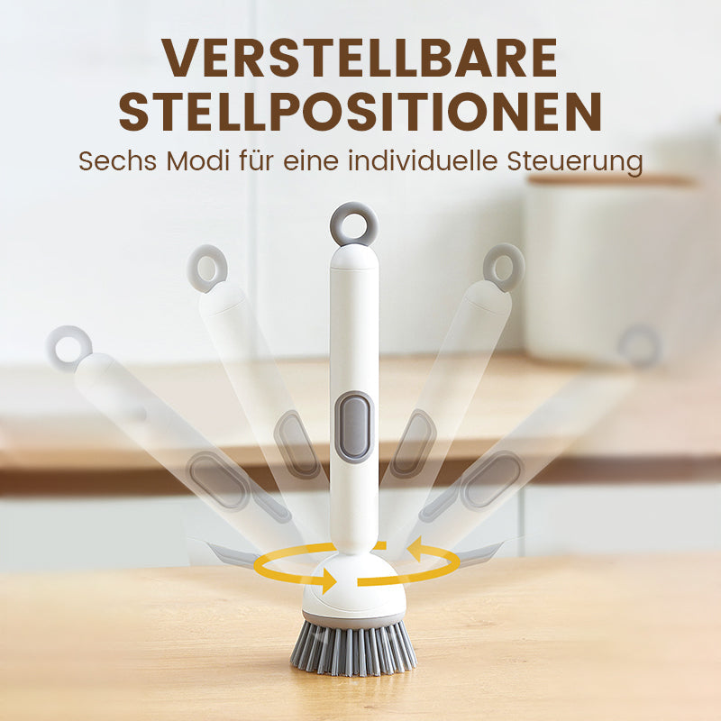 ✨Rotating cleaning brush with long handle for dishes and pots