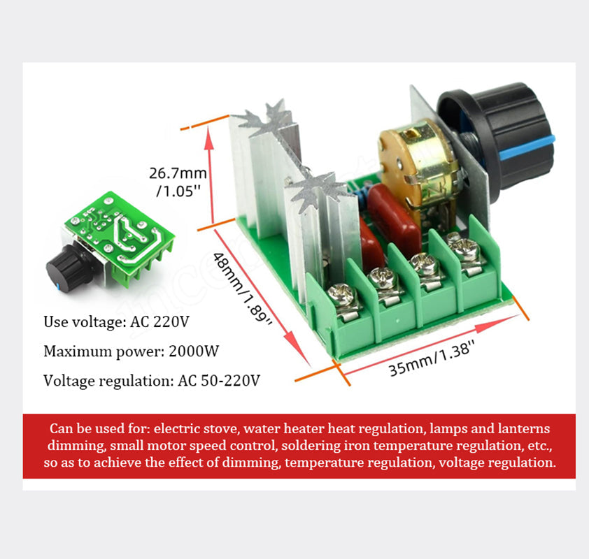 2000W Step Up & Down Voltage Controller