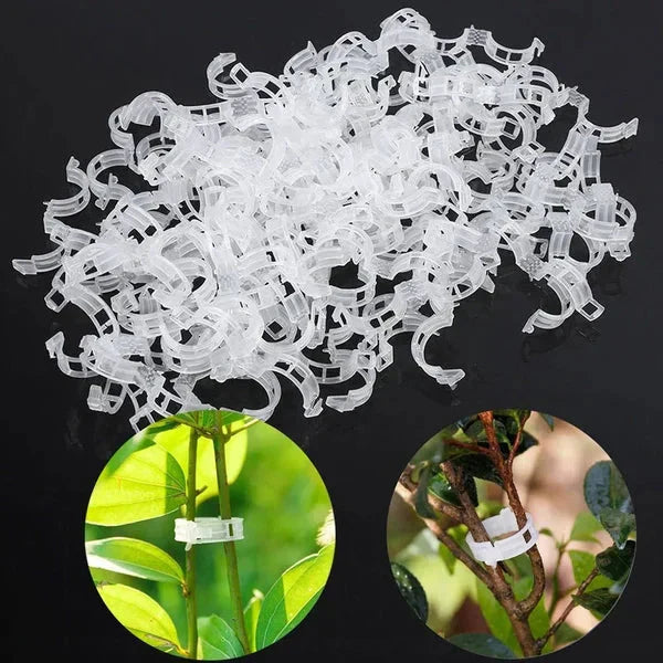 100/200Pcs Secured Plastic Plant Clip