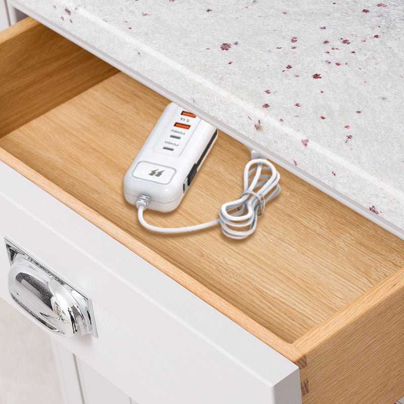 ⚡New Arrivals – Multi-Function Fast Charger 2PD + 2USB! 🔌📱 66W, Built-in Type-C Cable, Safely Charges 4 Devices Simultaneously