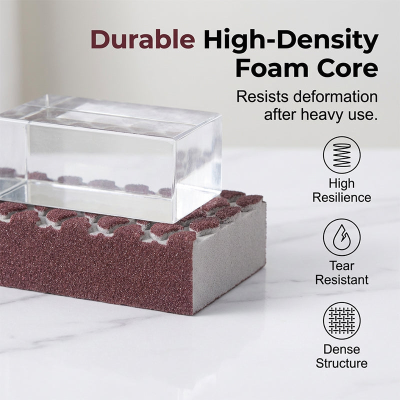 🧼Heavy-Duty Scouring Sponge with Fish-Scale Texture – Rust & Burnt-On Residue Remover for Pans, Sinks & Hobs✨