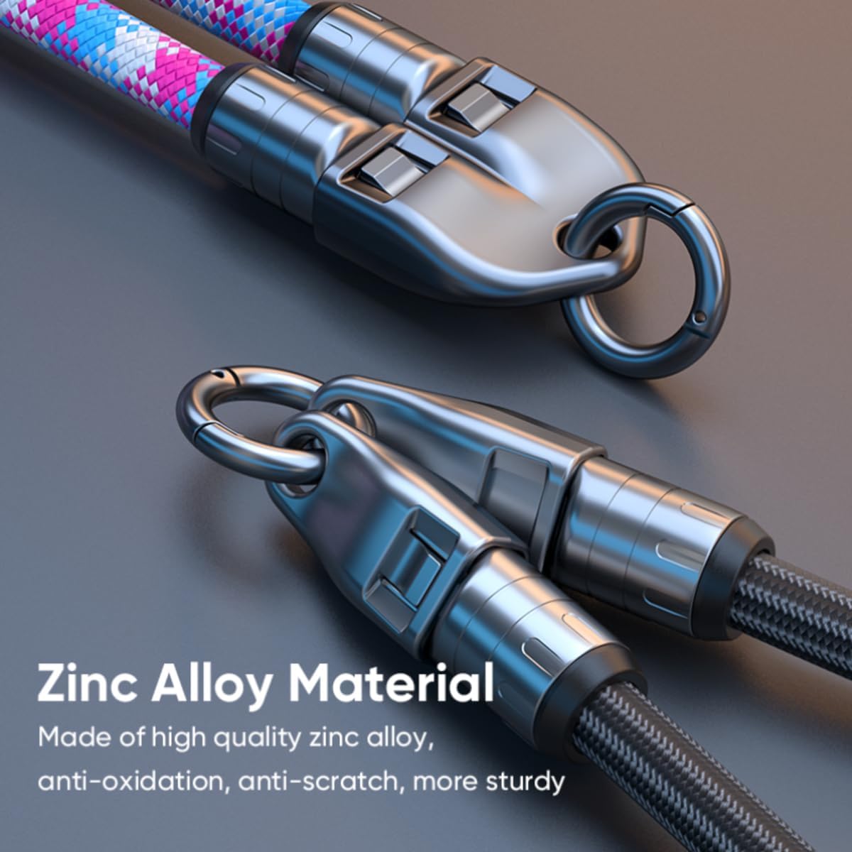 💥2 IN 1 Cell Phone Lanyard Fast Charging Data Cable