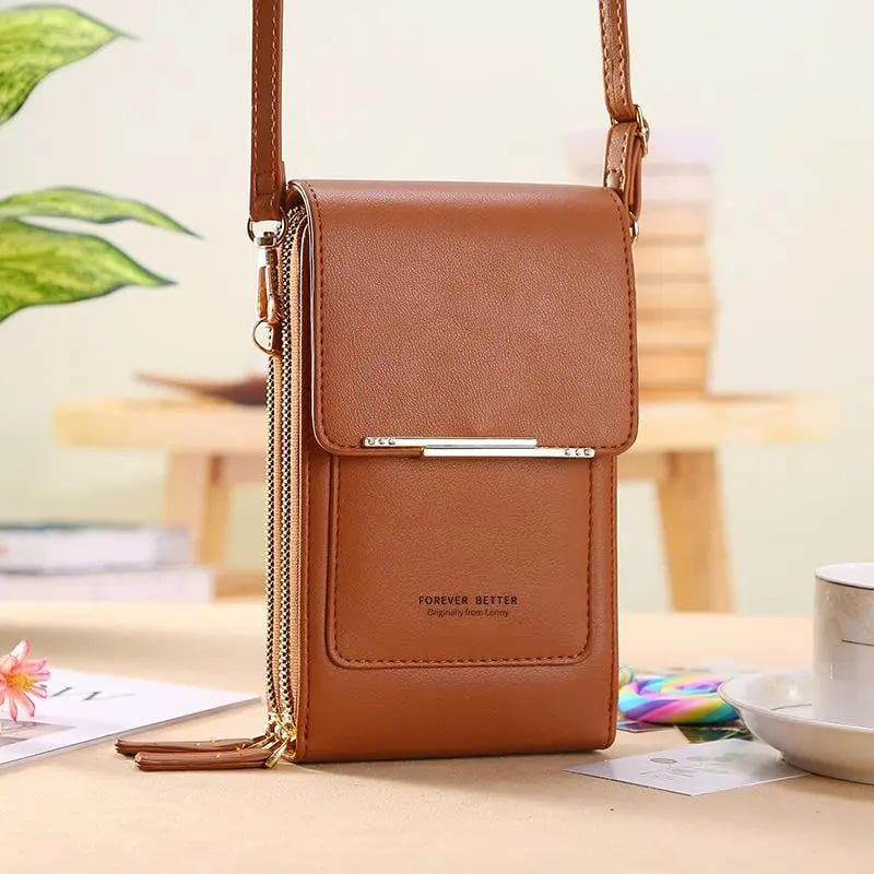 🏆Last Day Promotion!👜📱 Simple and elegant women's touchscreen crossbody phone wallet✨