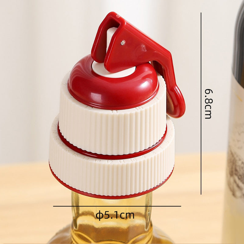 PRESS WINE STOPPER - Airtight Seal with Date Tracker, Easy to Use and Remove, Keeps Wine Fresh for Days, Ideal for Home and Gifts