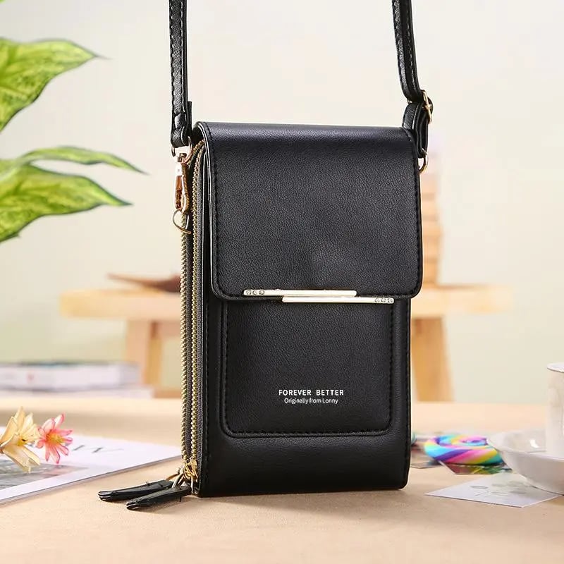 🏆Last Day Promotion!👜📱 Simple and elegant women's touchscreen crossbody phone wallet✨