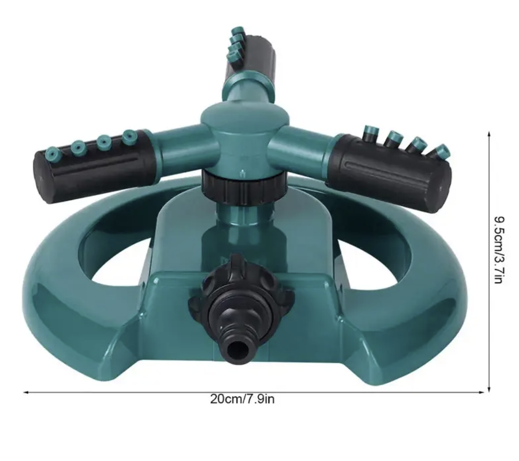 360-degree rotating garden sprinkler⛲💦