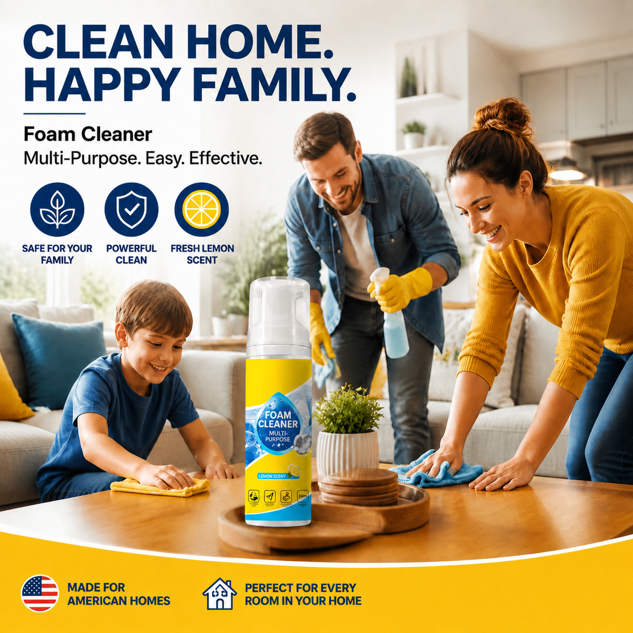 🥳2026 HOT SALE🥳💞50K+ SOLD!🧴💚 50% OFF! Grease & Stain Remover – Foam action, no harsh chemicals. Works on coffee, ink & oil. A true all‑rounder. 🏠✅