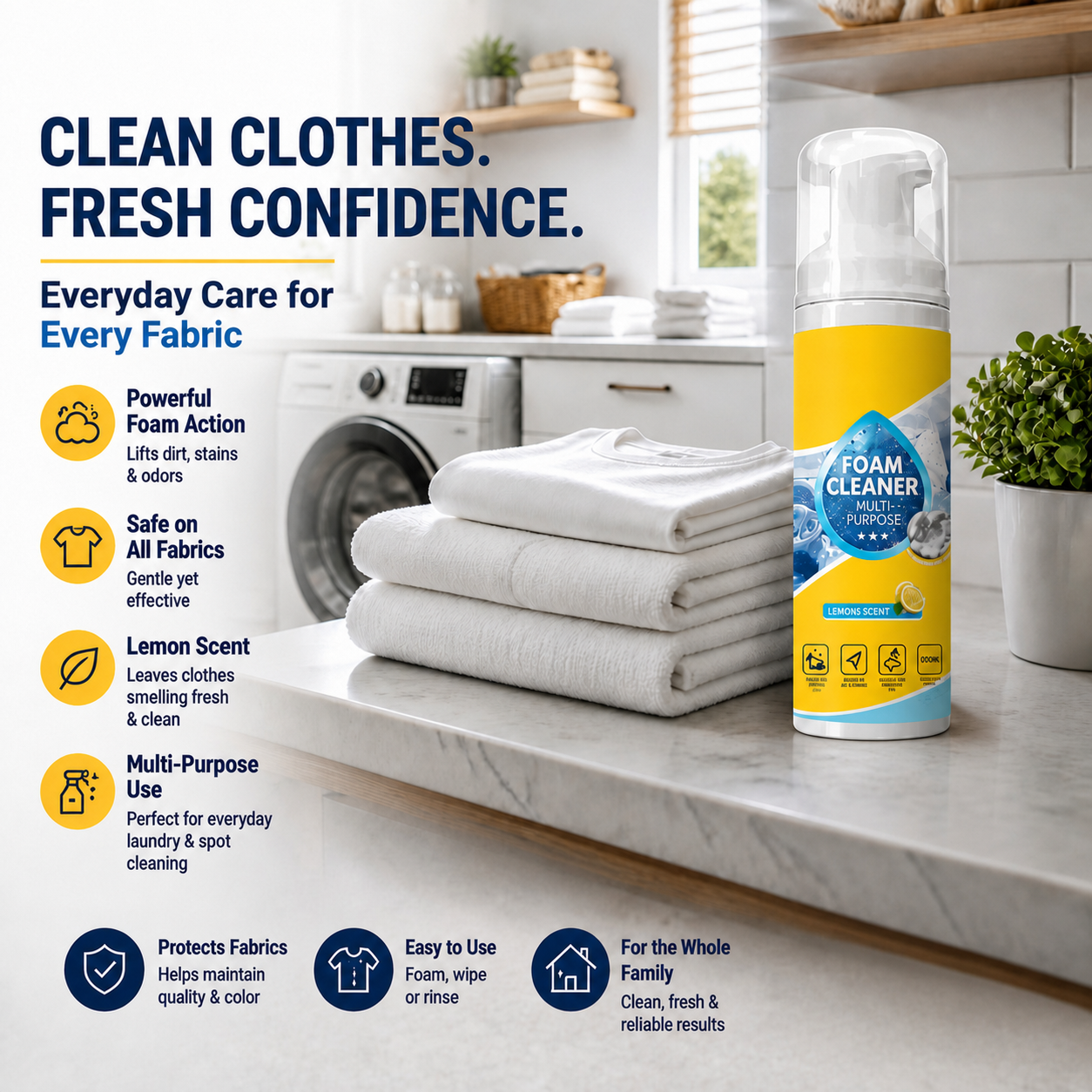 🥳2026 HOT SALE🥳💞50K+ SOLD!🧴💚 50% OFF! Grease & Stain Remover – Foam action, no harsh chemicals. Works on coffee, ink & oil. A true all‑rounder. 🏠✅