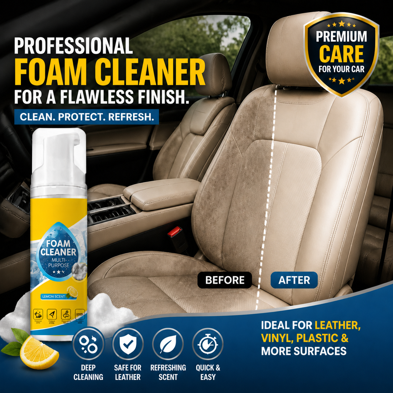 🥳2026 HOT SALE🥳💞50K+ SOLD!🧴💚 50% OFF! Grease & Stain Remover – Foam action, no harsh chemicals. Works on coffee, ink & oil. A true all‑rounder. 🏠✅